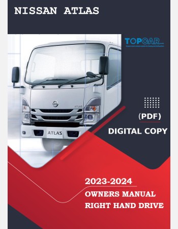 nissan atlas diesel 2023-2024 owners manual in english